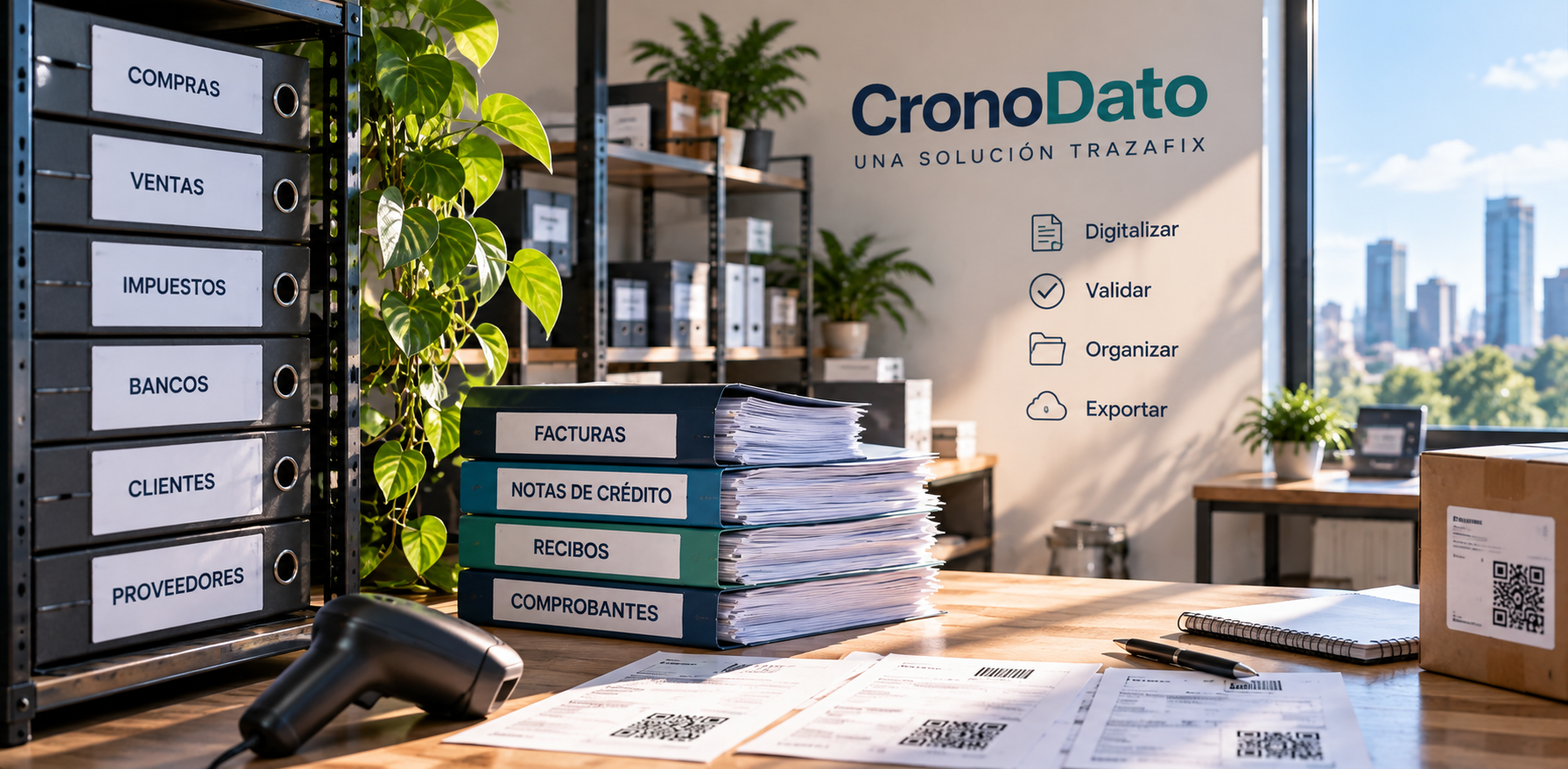 Persona utilizando CronoDato desde una notebook